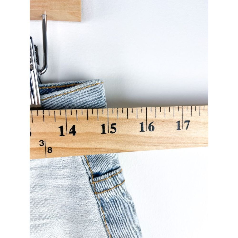 FP One x One Teaspoon Women's Jean Shorts Florence Charger Denim Distressed Shor - Picture 8 of 14